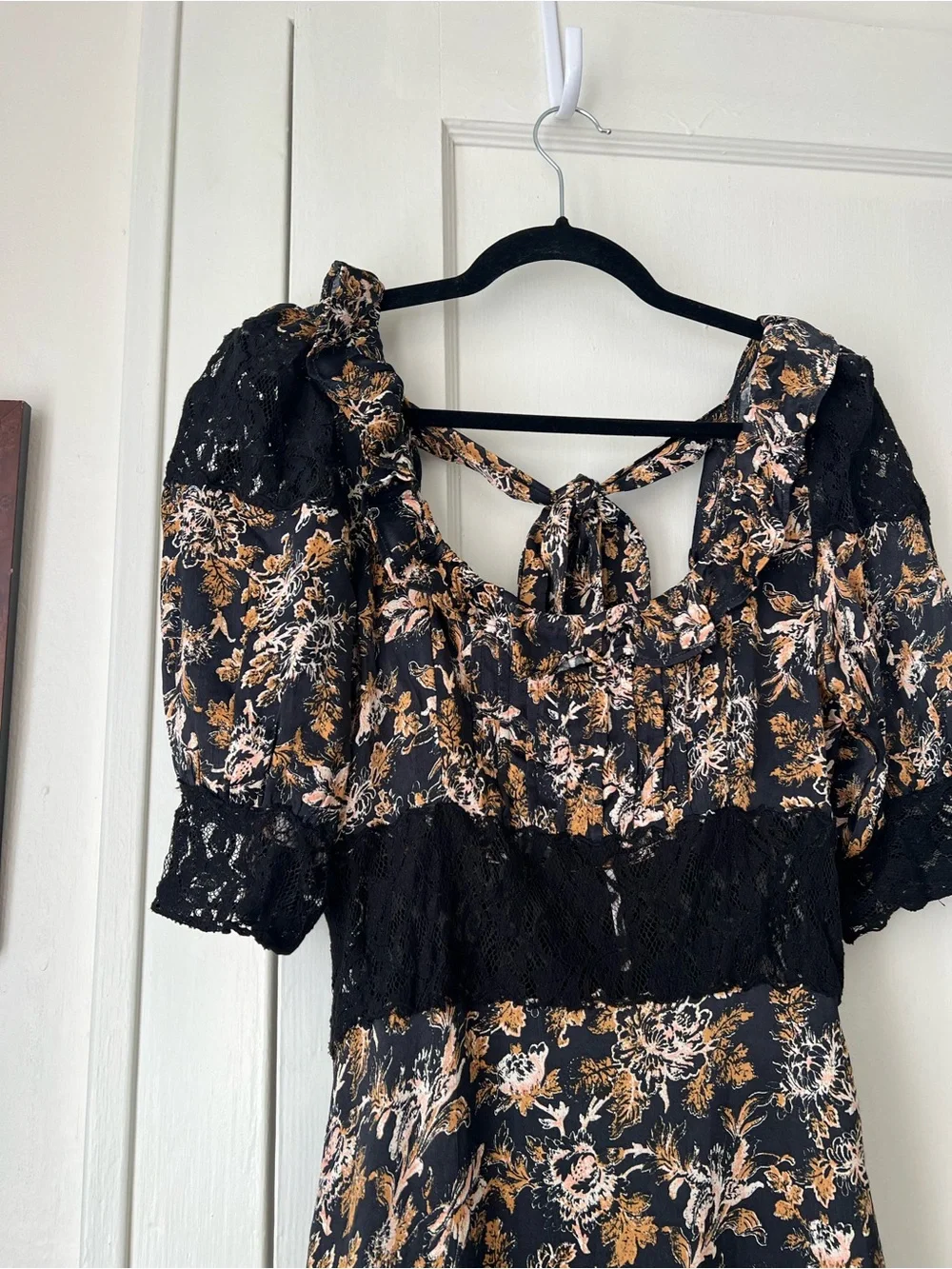 Free People Lucie Floral Lace Mini Dress